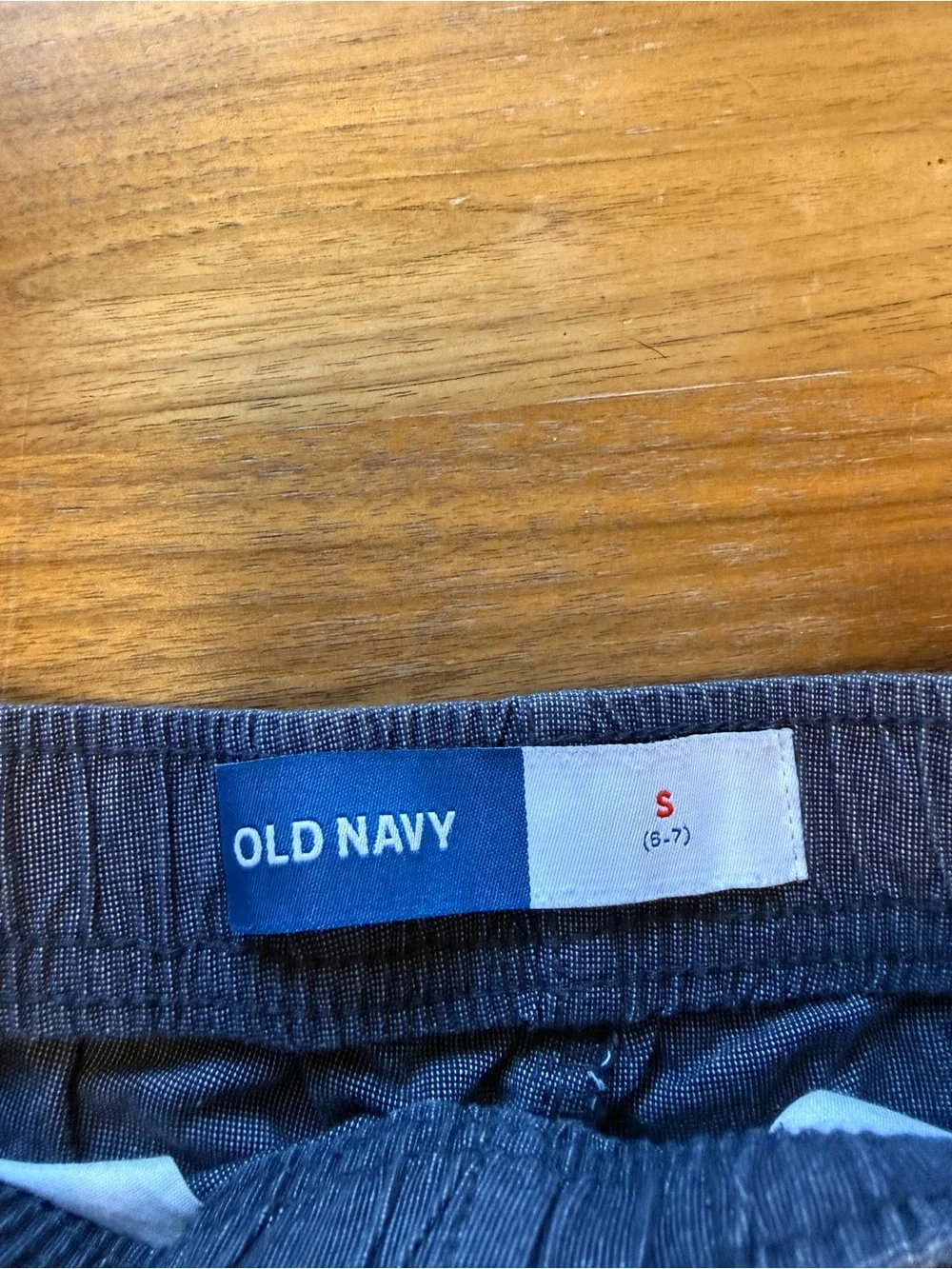 Old Navy Kids Chambray Denim Pull-On Drawstring Shorts Size S (6-7)